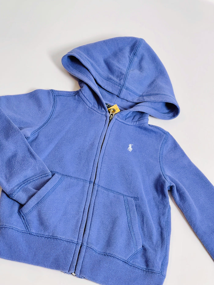 Periwinkle zip-up hoodie