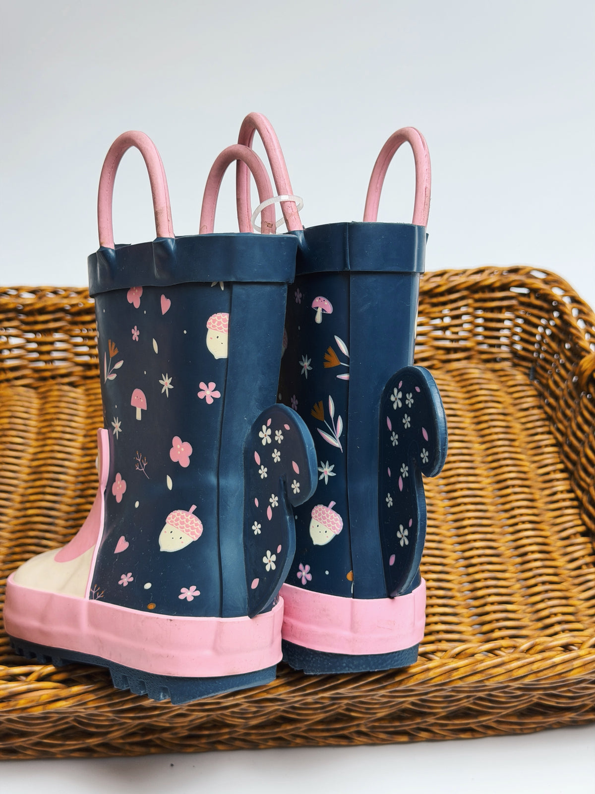Fox rain boots, pink