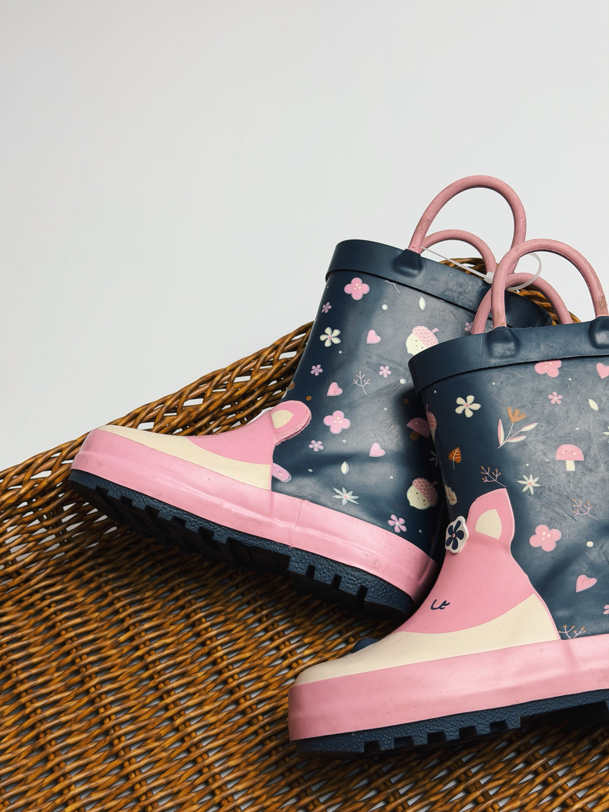 Fox rain boots, pink