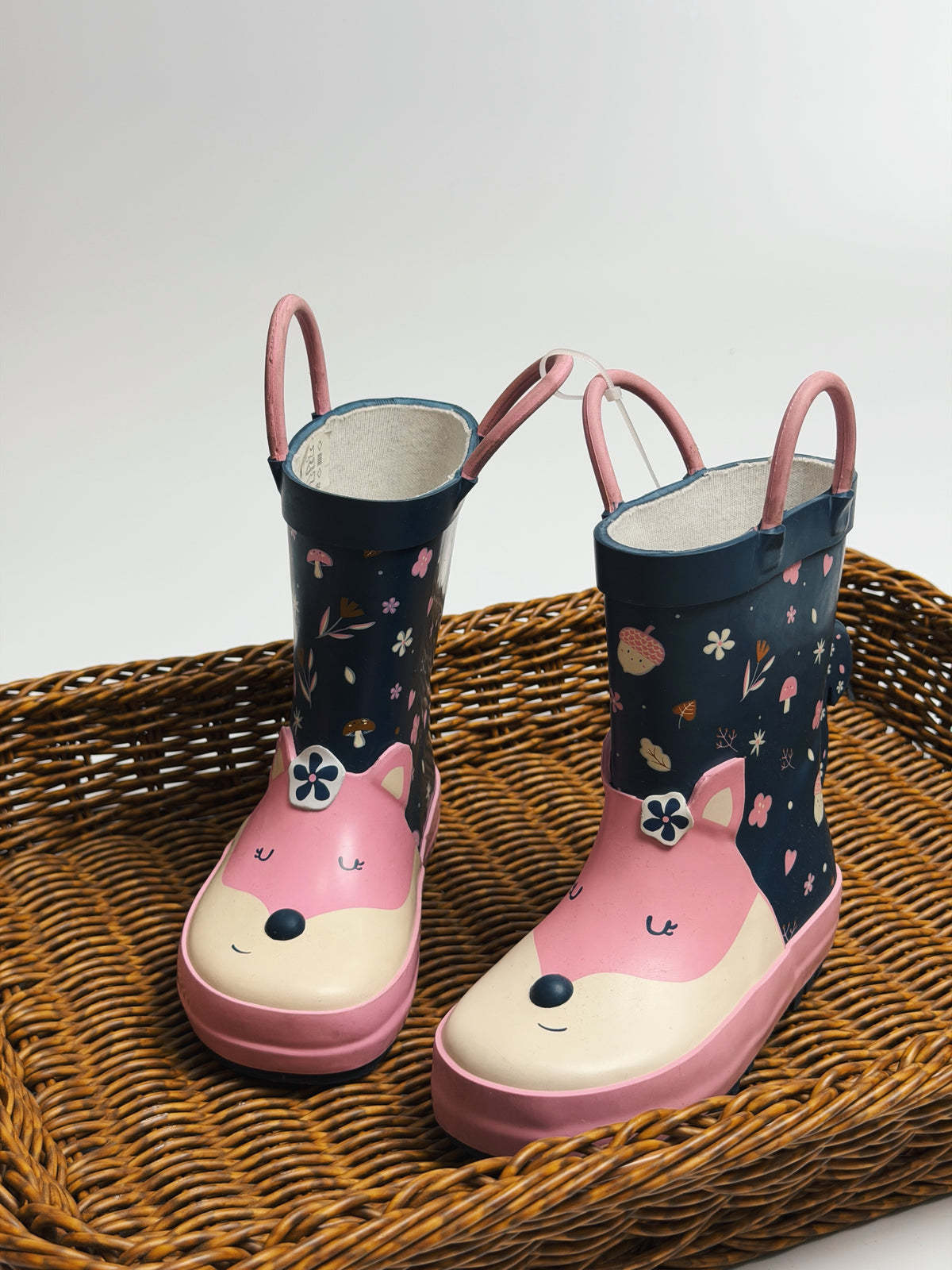 Fox rain boots, pink