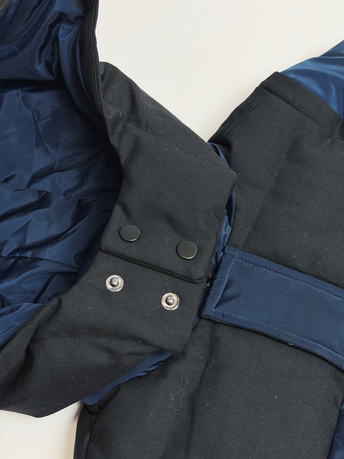 Authentic ferrari padded hooded jacket, navy