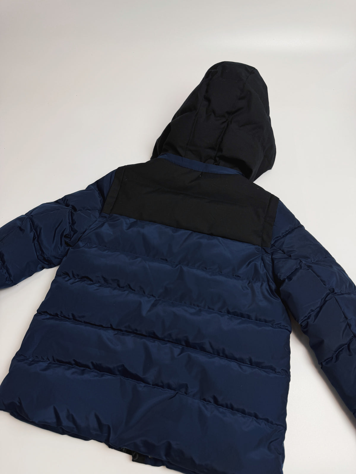 Authentic ferrari padded hooded jacket, navy