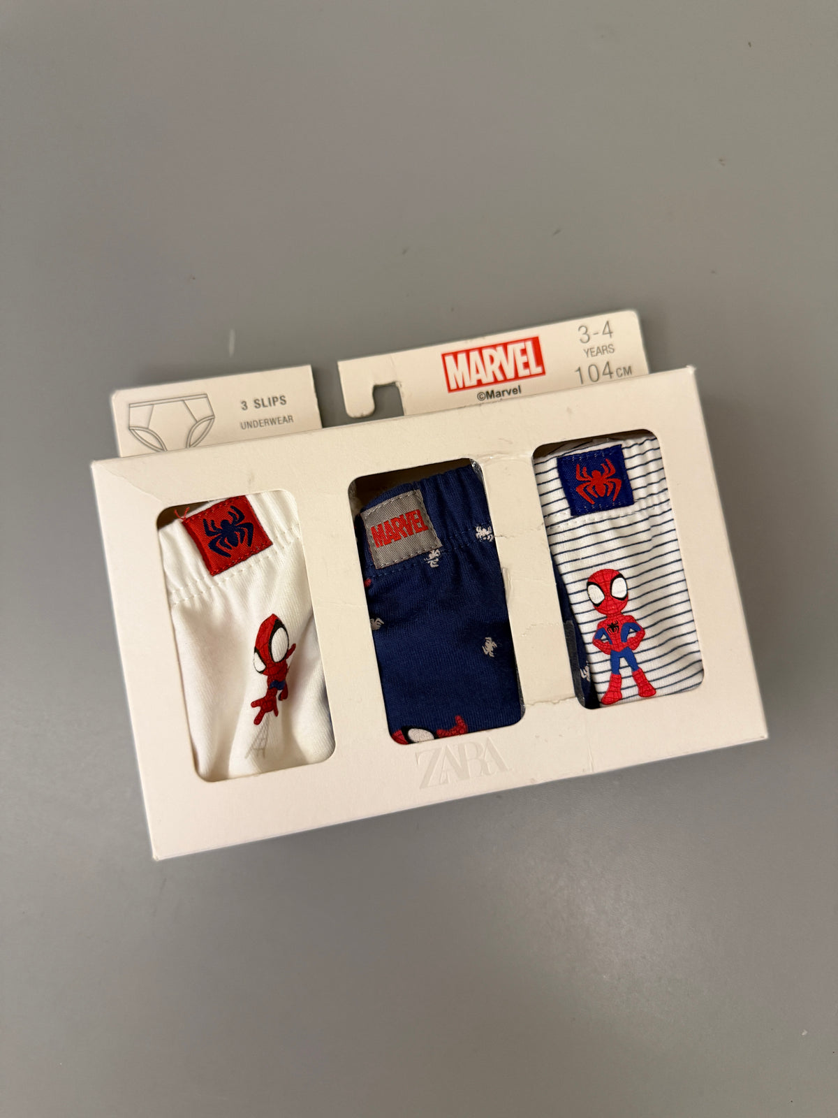 Zara x Spiderman Underpants