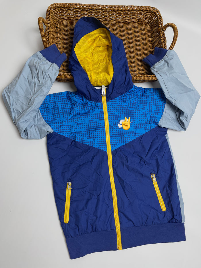 Authentic colorblock windbreaker
