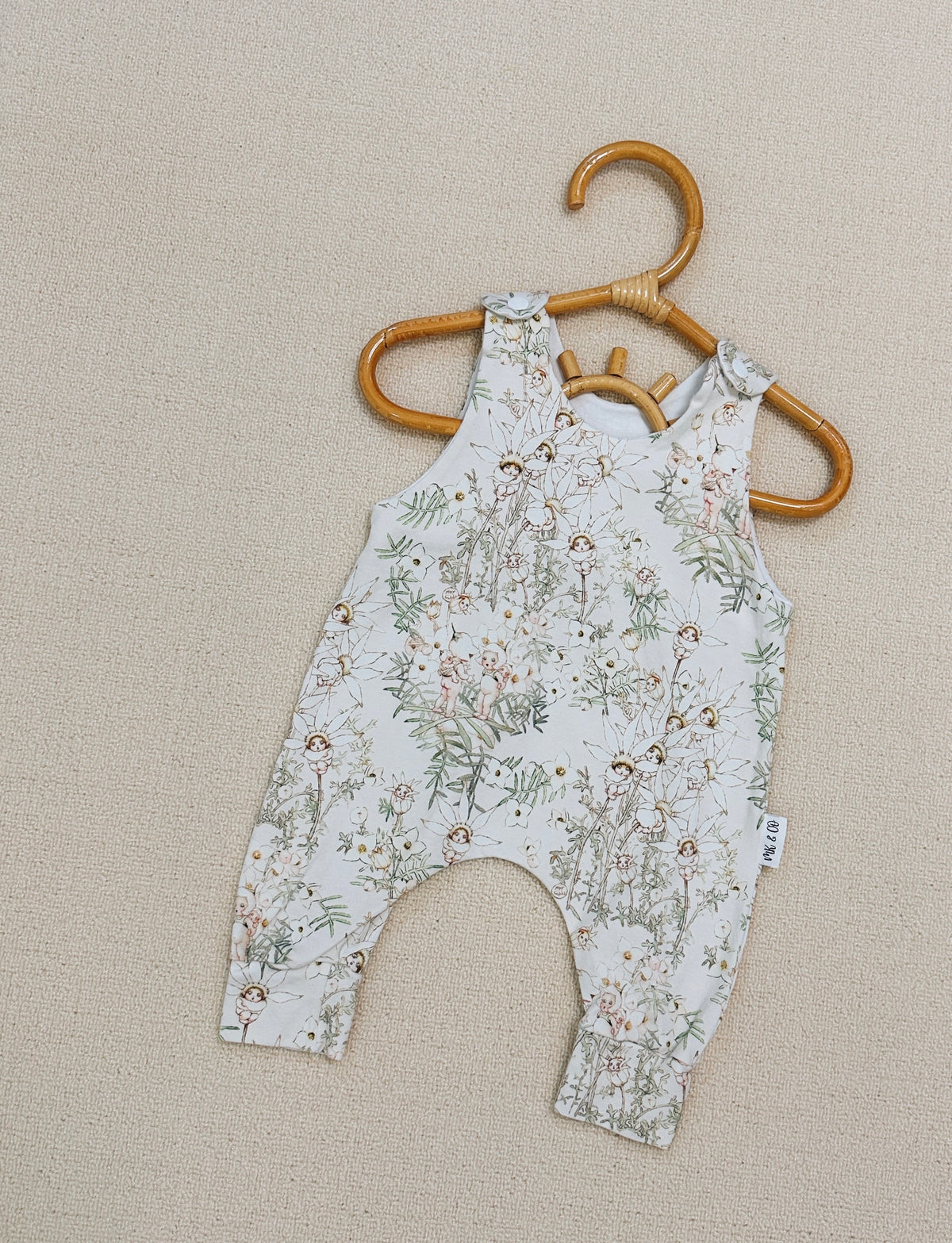 Floral Fairy Print Overall