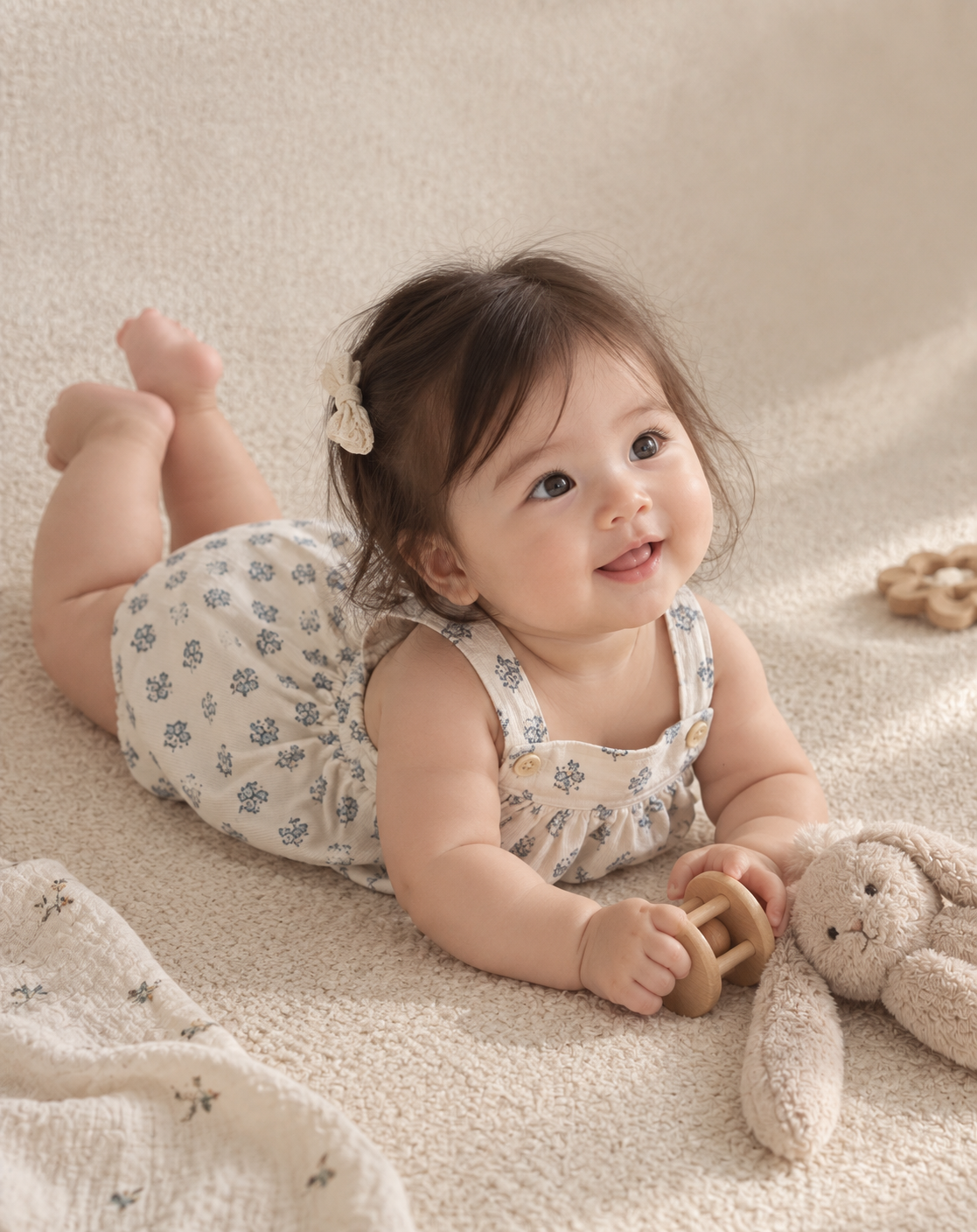 Baby Gap Floral Bubble Romper