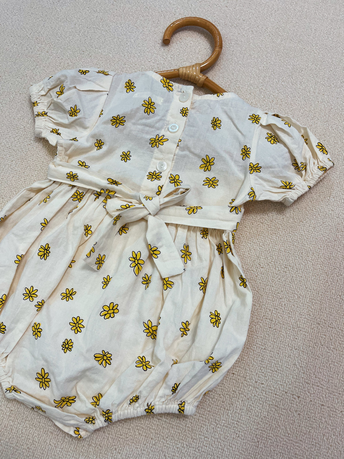 ANNE SHIRLEY Daisy Tie-Waist Romper