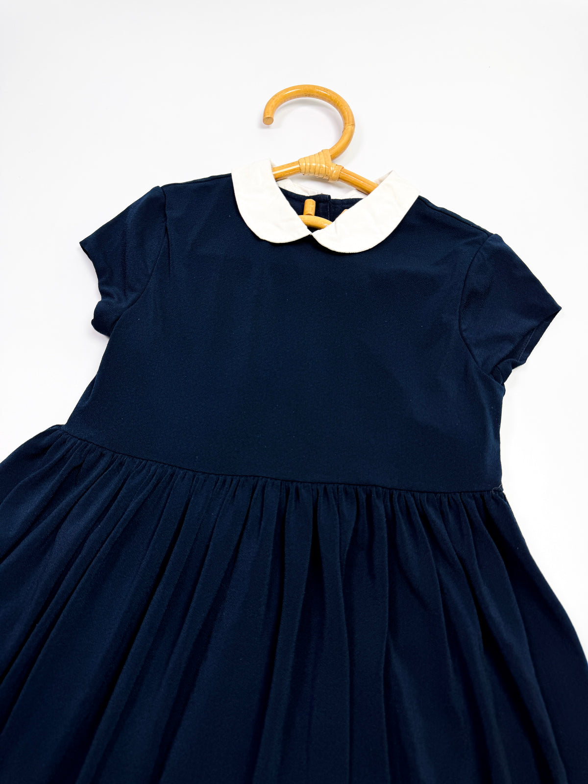 Ralph Lauren Navy Peter Pan Collar Dress