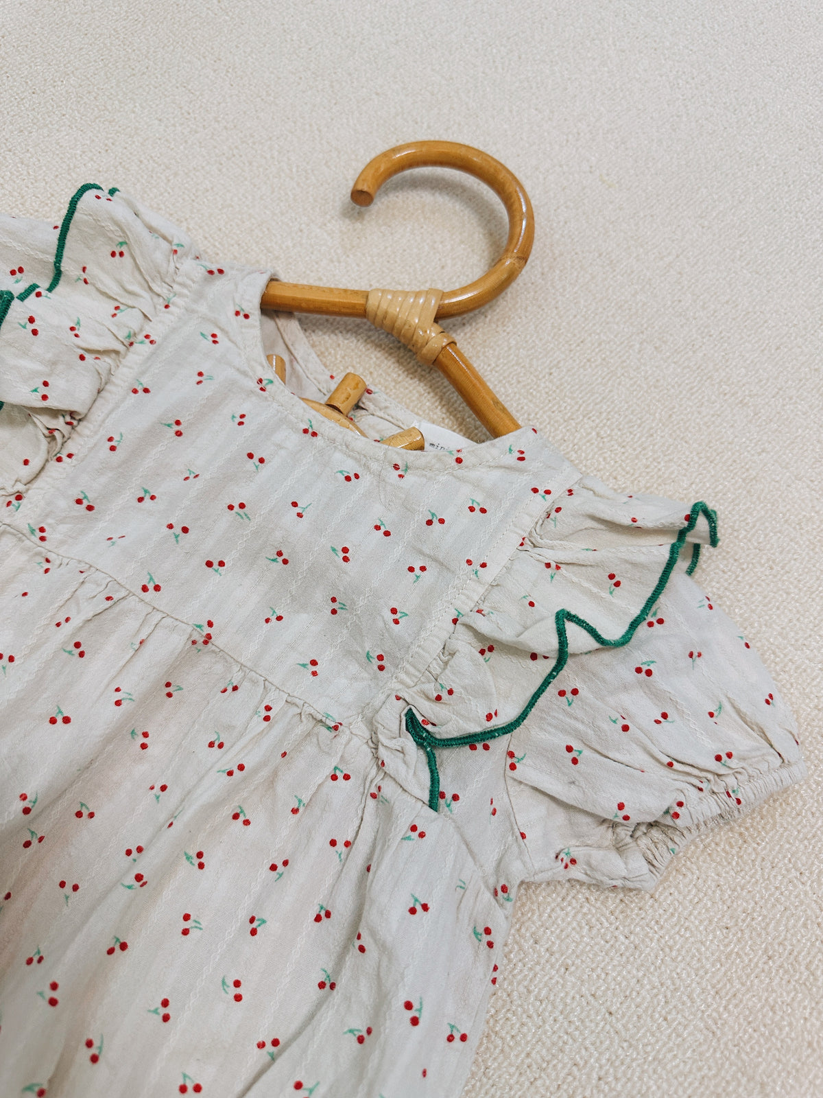 Cherry Ruffle Romper