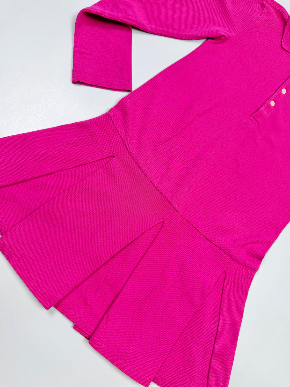 Polo Ralph Lauren Hot Pink Long-Sleeve Polo Dress