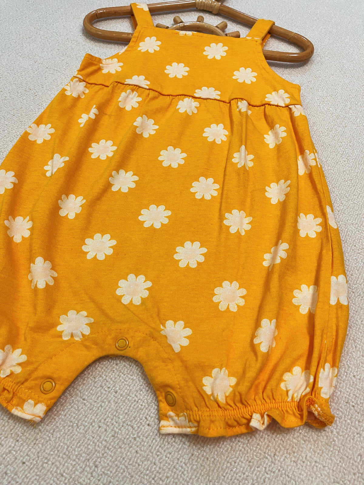 CARTER'S Daisy Overall Romper