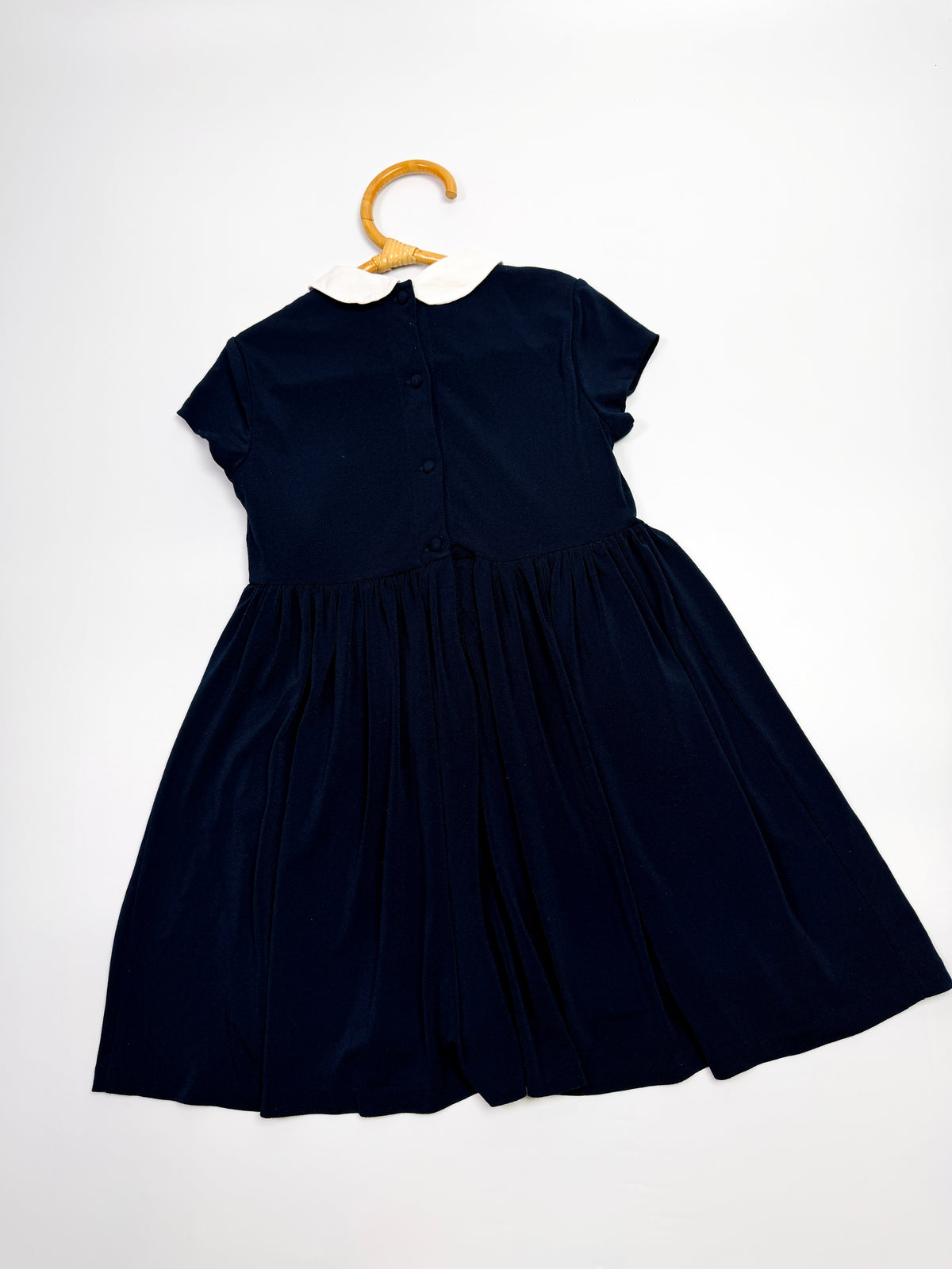 Ralph Lauren Navy Peter Pan Collar Dress