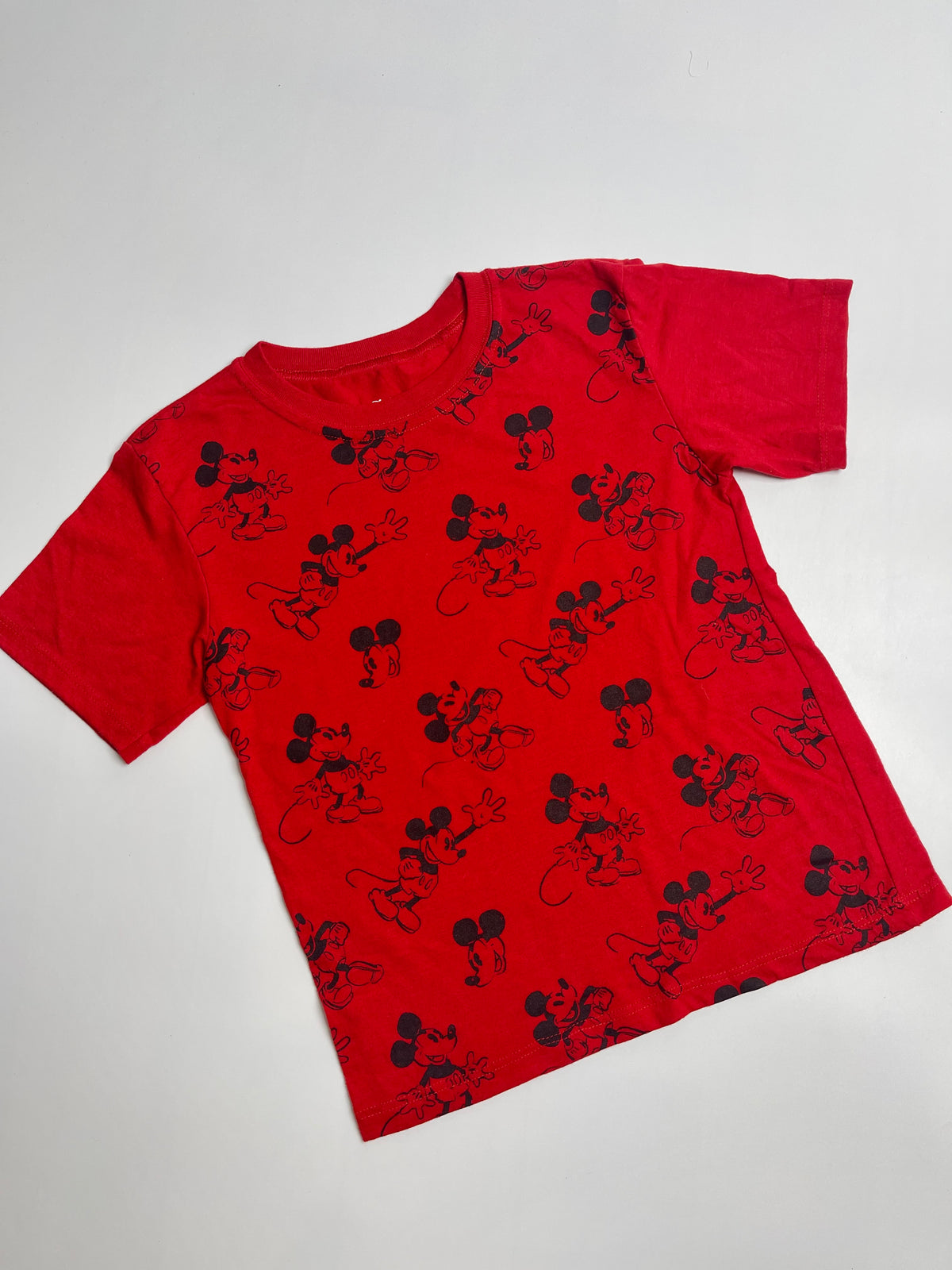DISNEY - Mickey Mouse Red All-Over Print Tee