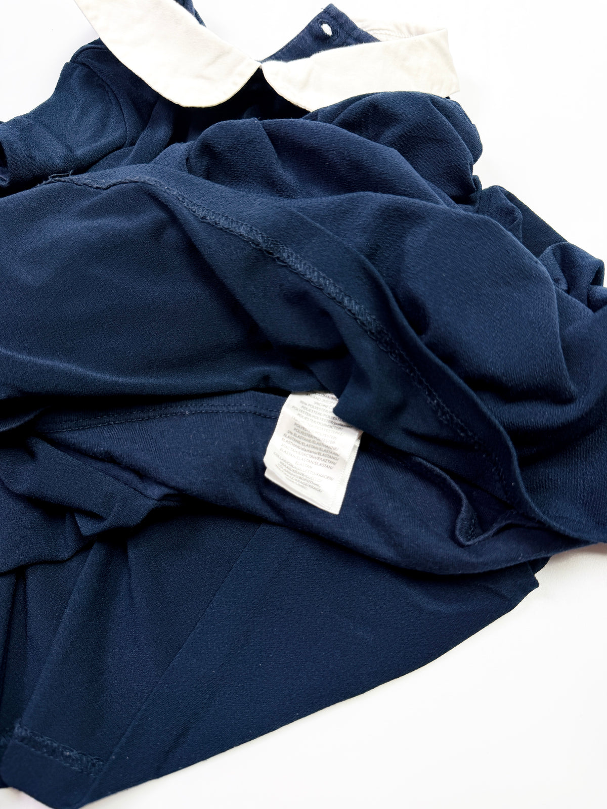 Ralph Lauren Navy Peter Pan Collar Dress