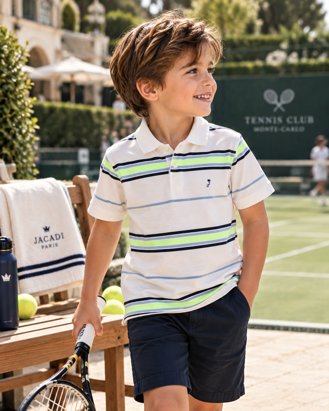 Jacadi Paris Striped Polo Shirt | Boys