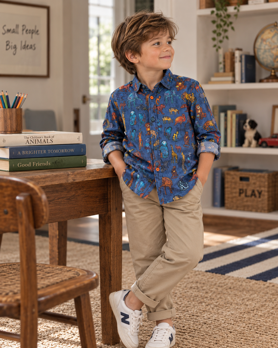 Paul Smith Junior Animal Print Shirt