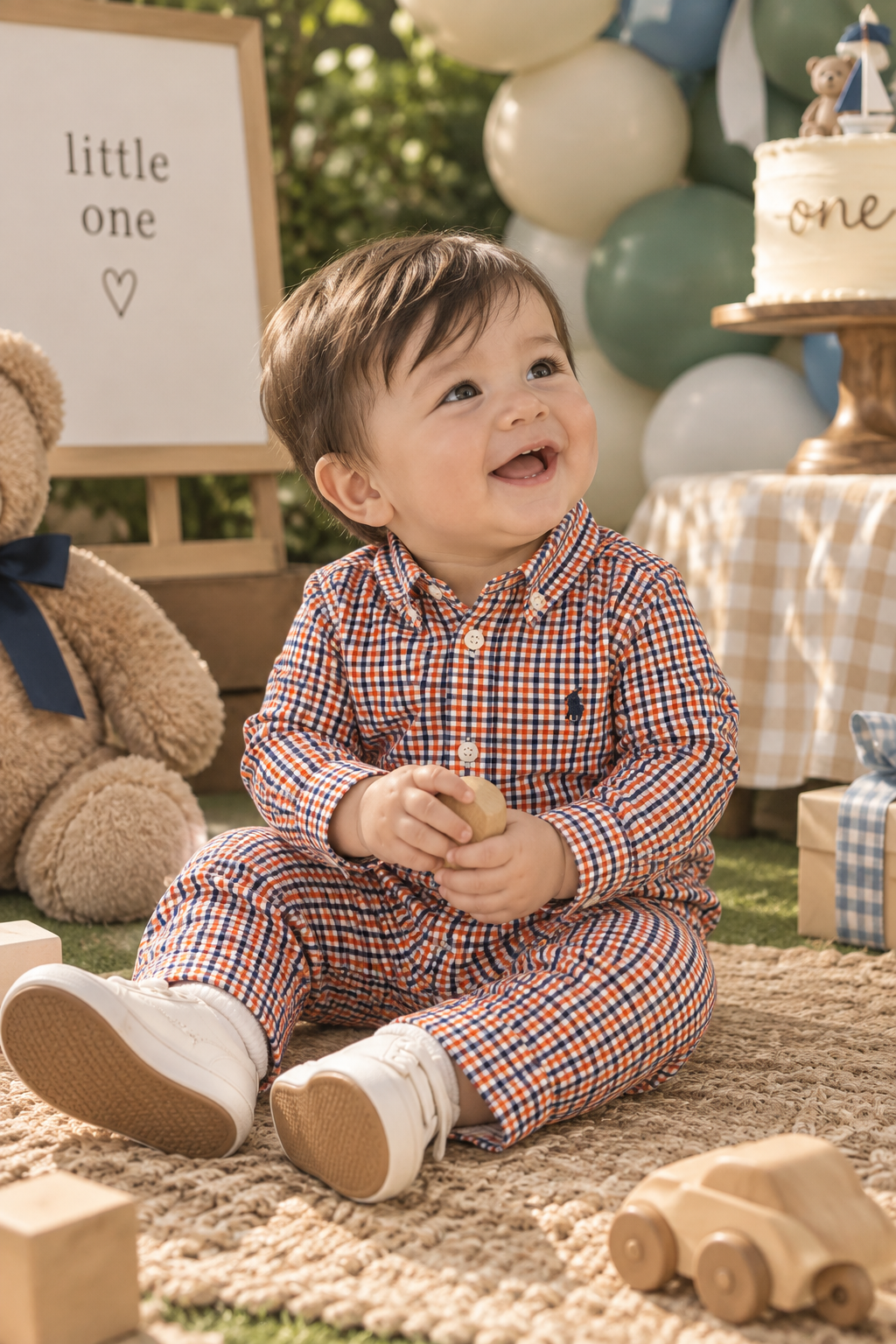 Ralph Lauren Plaid Overalls