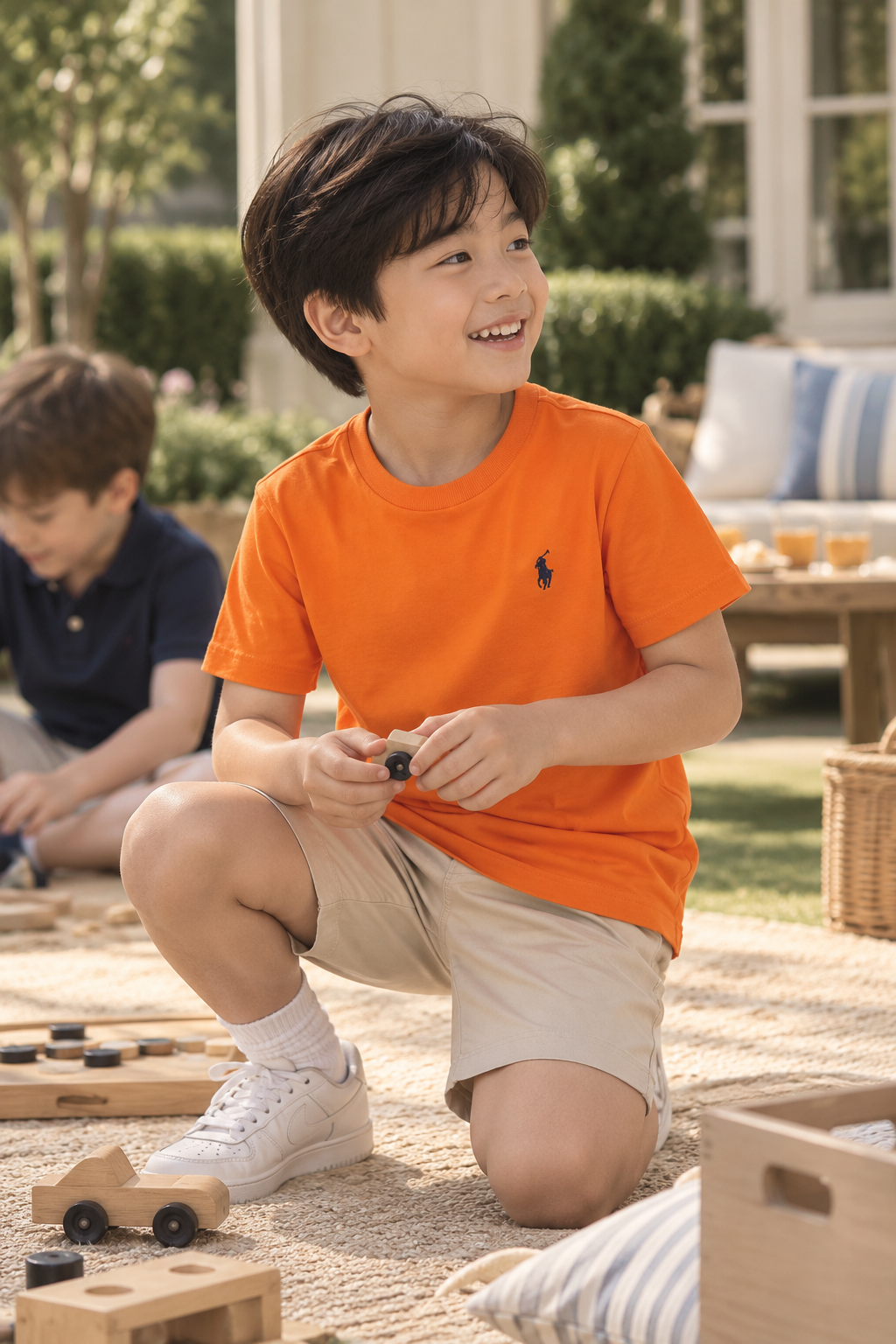 Ralph Lauren Orange Classic Pony T-Shirt