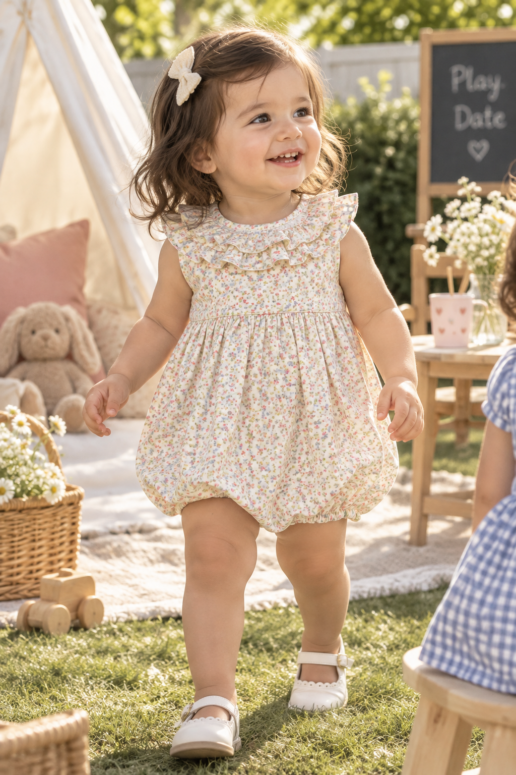 Ralph Lauren Floral Ruffle Romper
