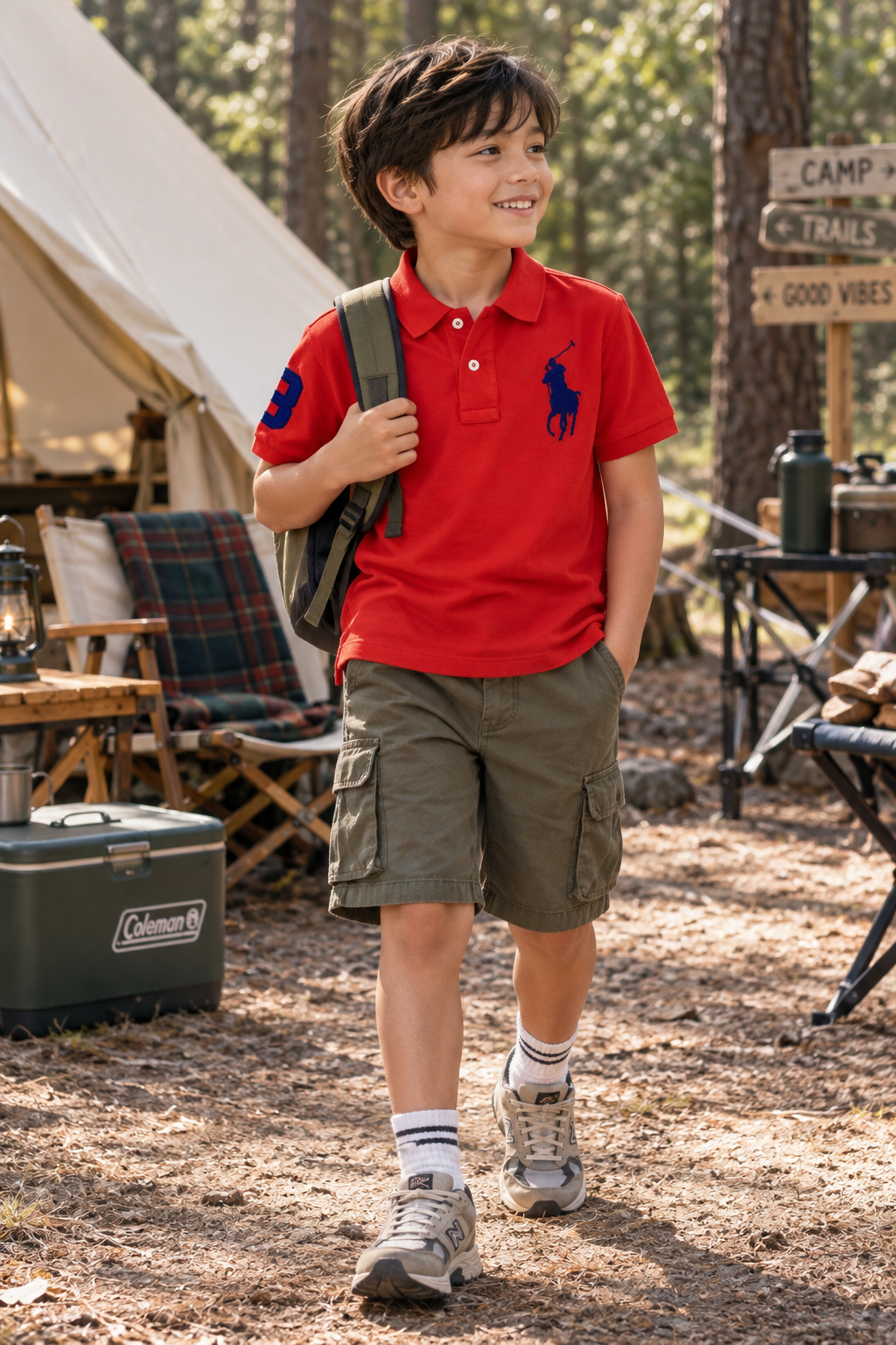 Ralph Lauren Red Big Pony Polo Shirt