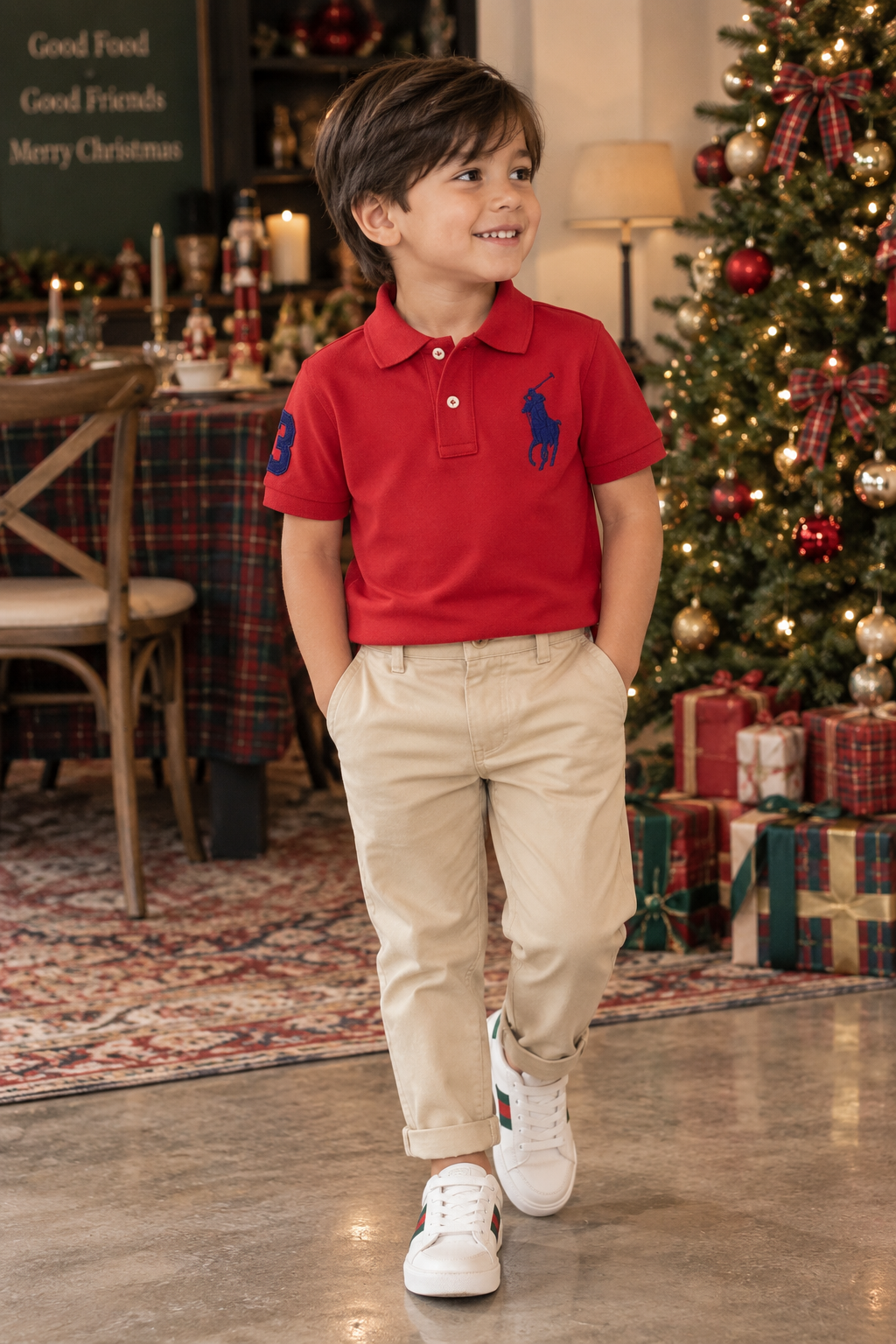 Ralph Lauren Red Big Pony Polo Shirt
