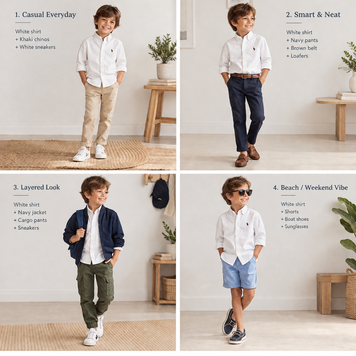 Ralph Lauren Classic White Button-Down Shirt