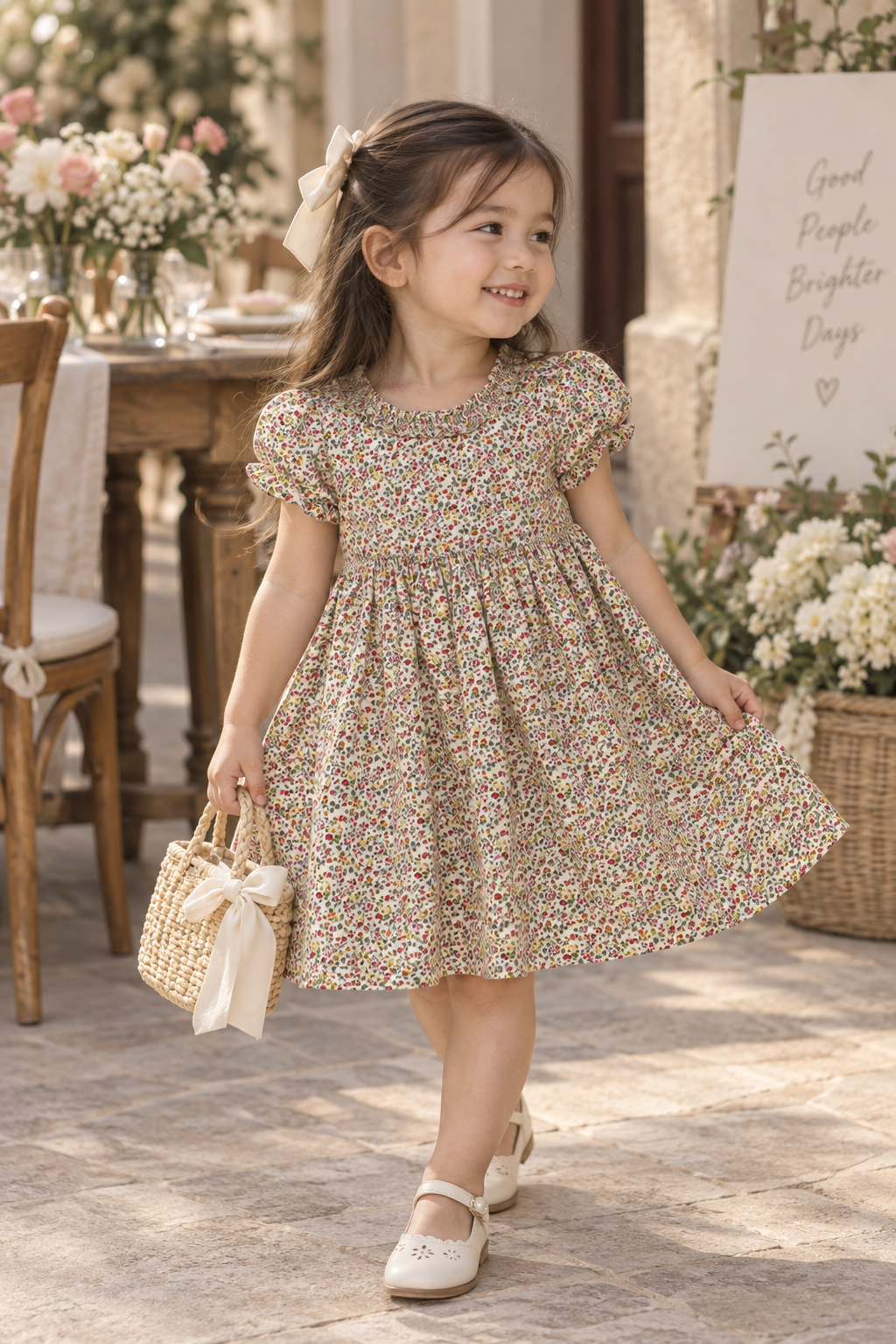 Ralph Lauren Mini Floral Fit & Flare Dress