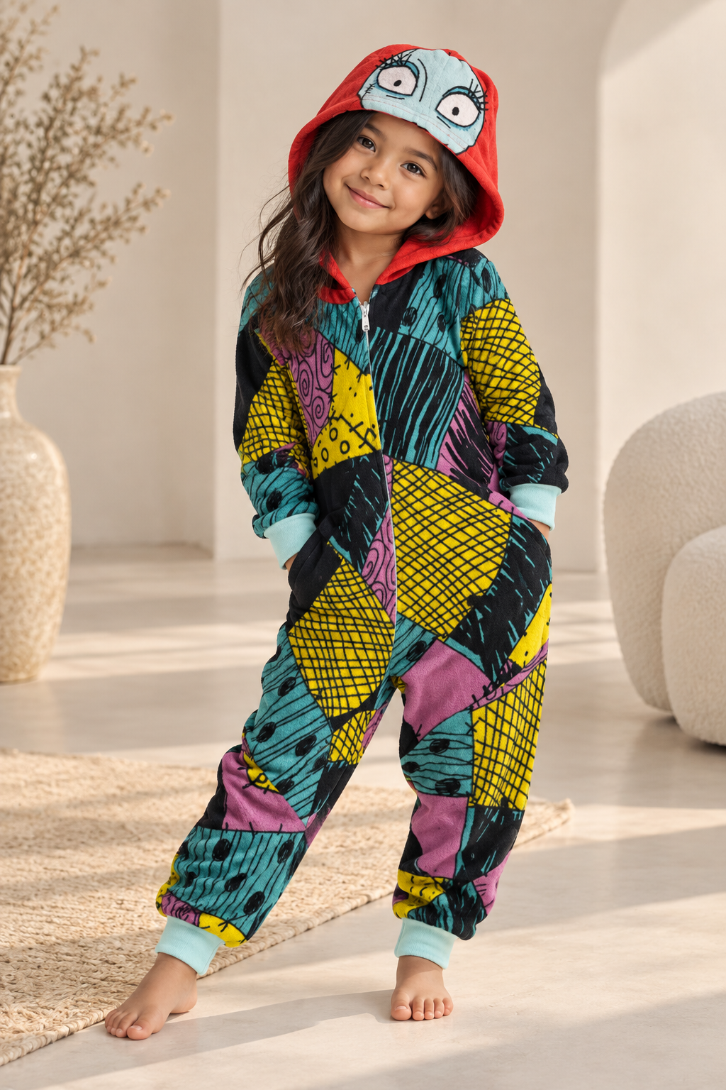 Sally Nightmare Before Christmas Union Suit One Piece Pajamas Disney Costume
