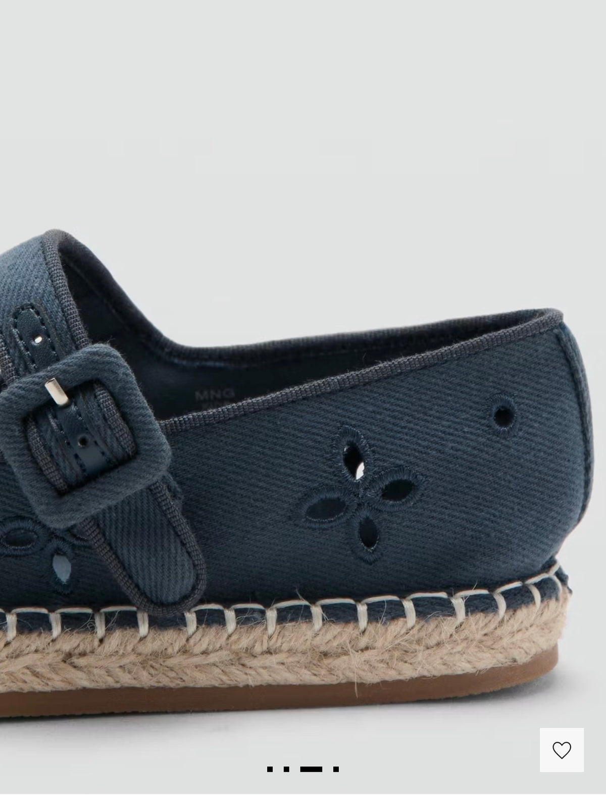 MANGO Embroidered Espadrilles