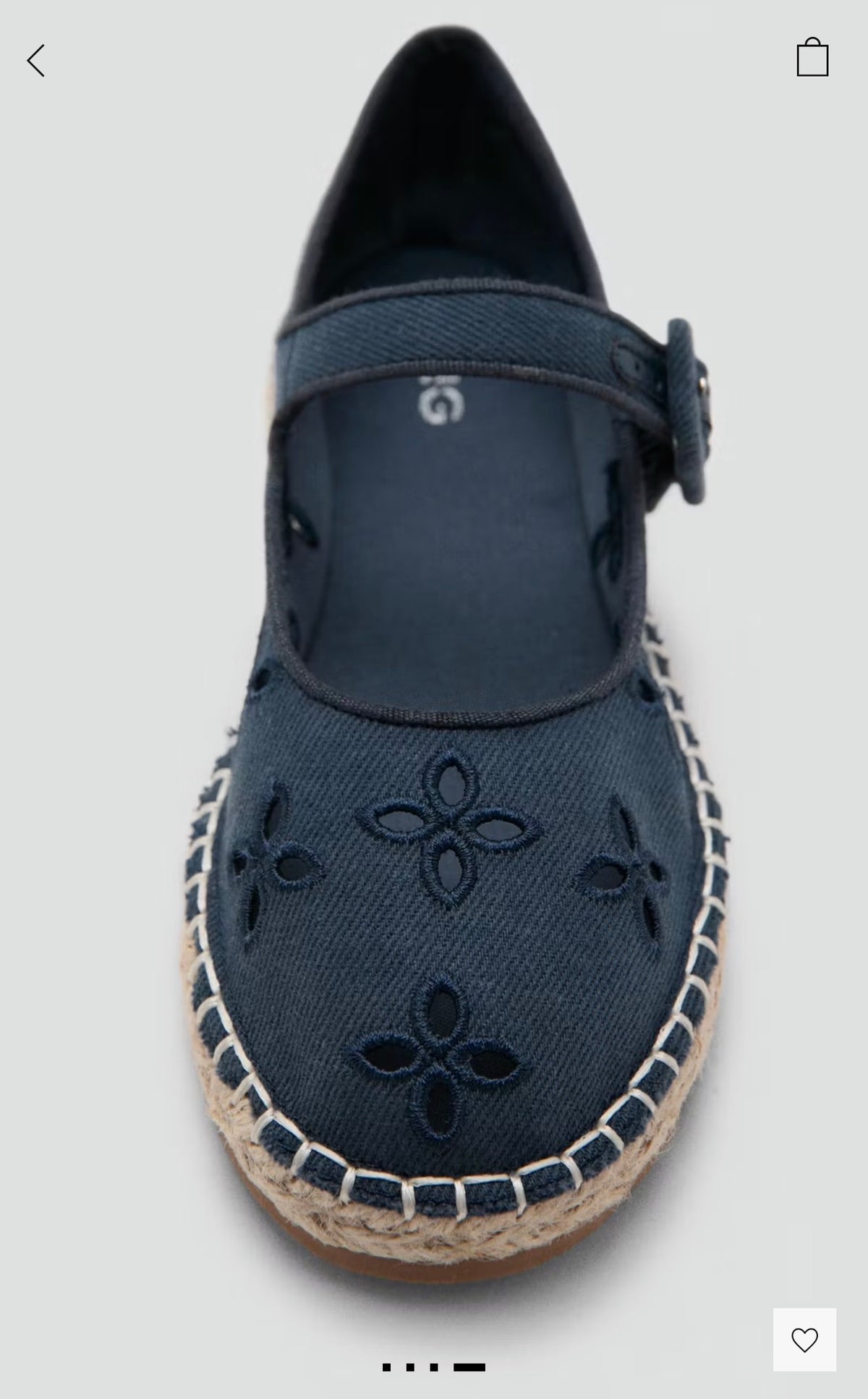 MANGO Embroidered Espadrilles