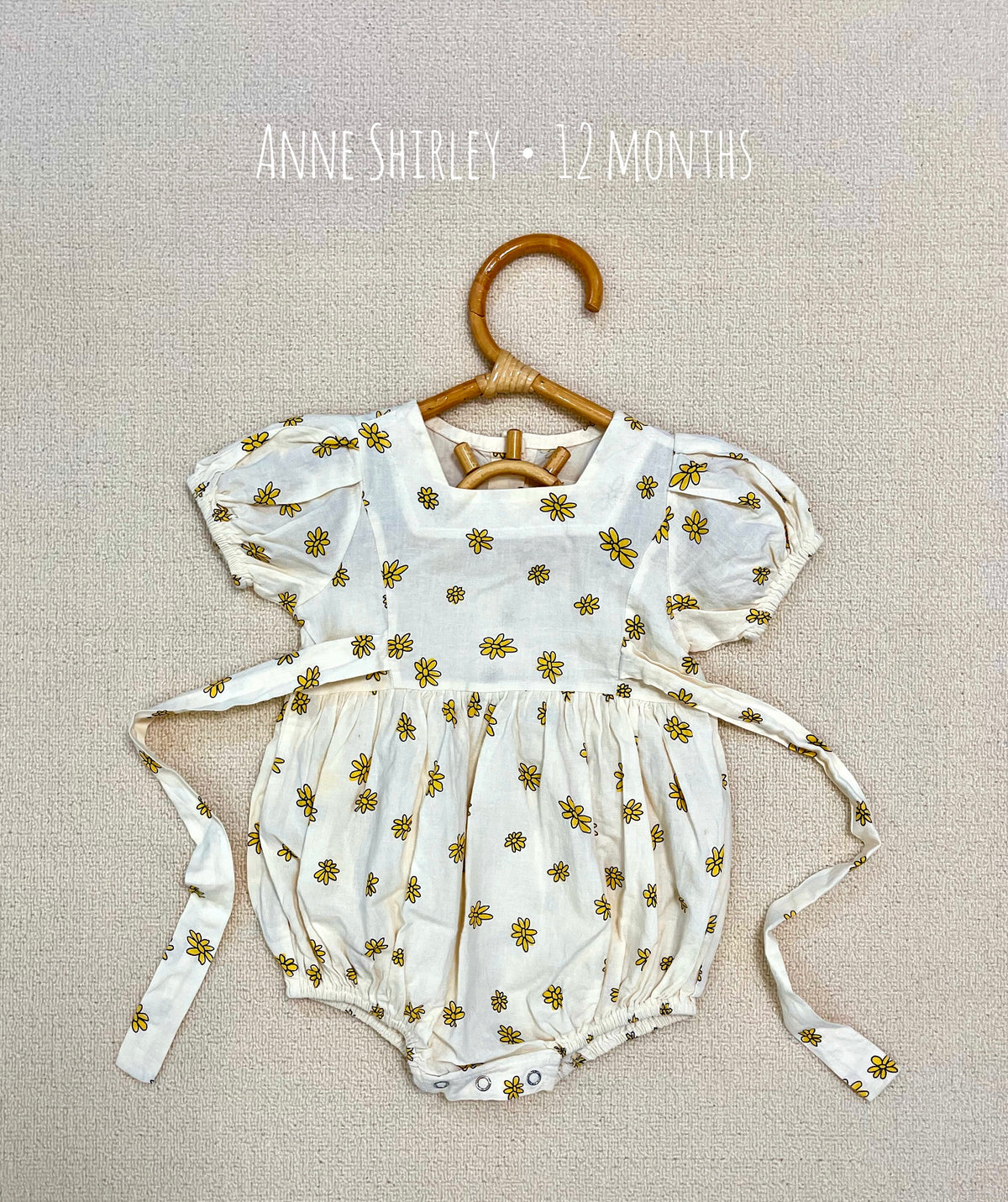 ANNE SHIRLEY Daisy Tie-Waist Romper