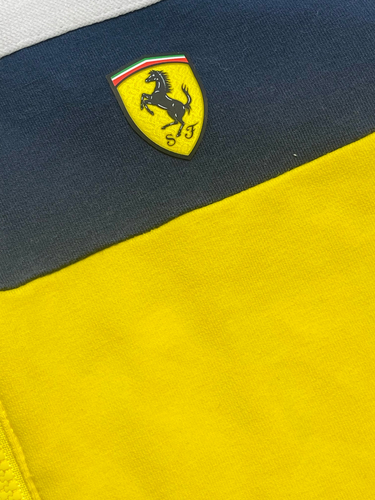 Scuderia Ferrari Colorblock Zip-Up Hoodie Jacket | Kids