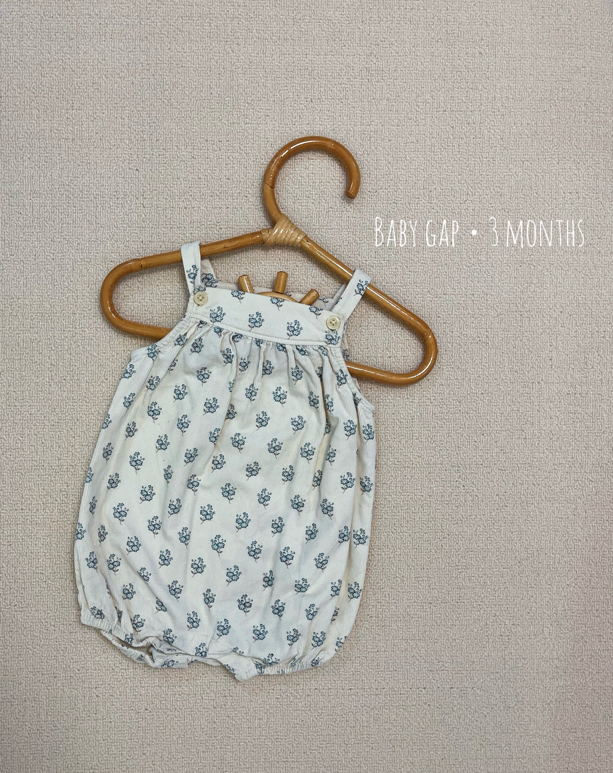 Baby Gap Floral Bubble Romper
