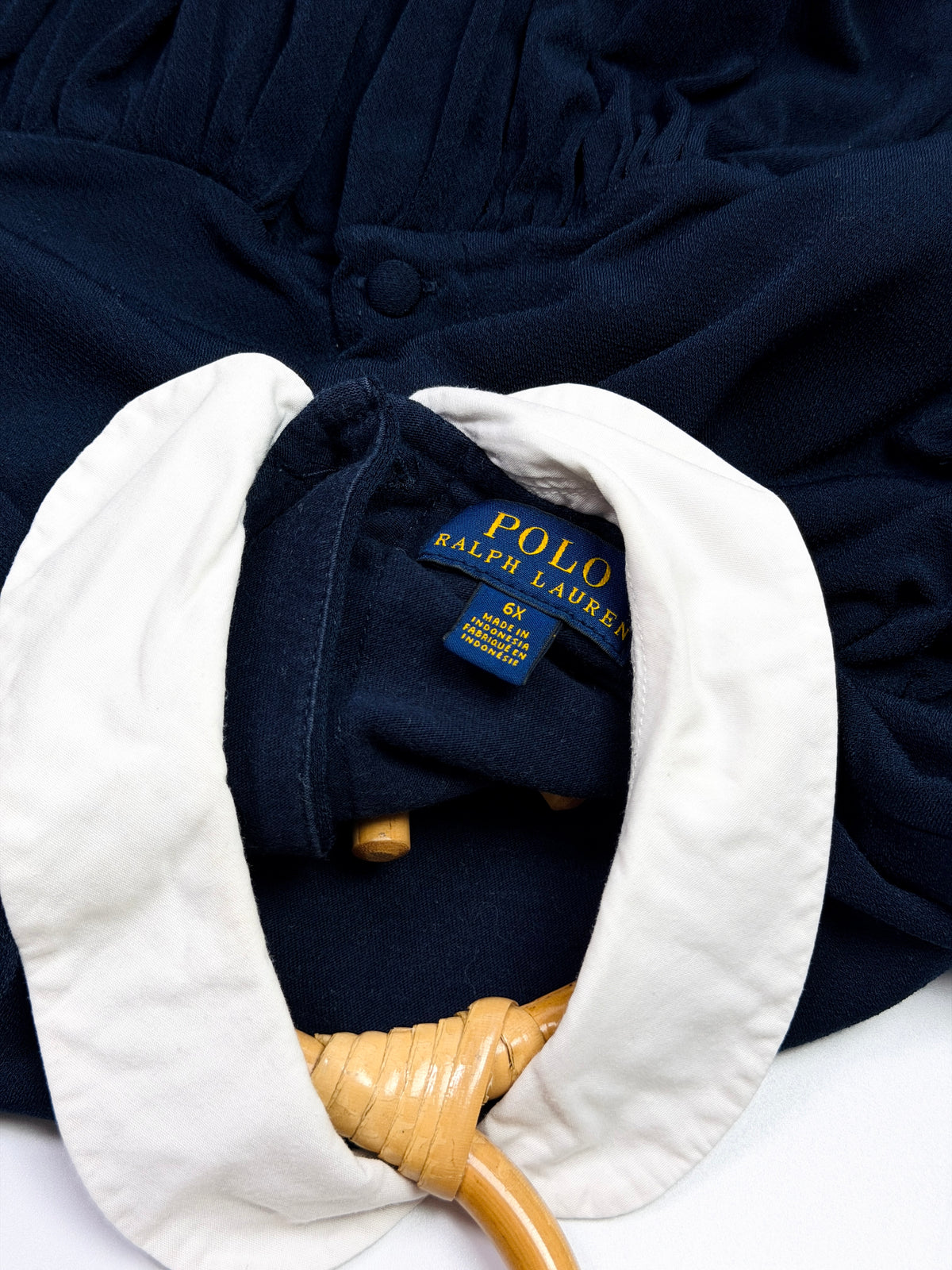 Ralph Lauren Navy Peter Pan Collar Dress