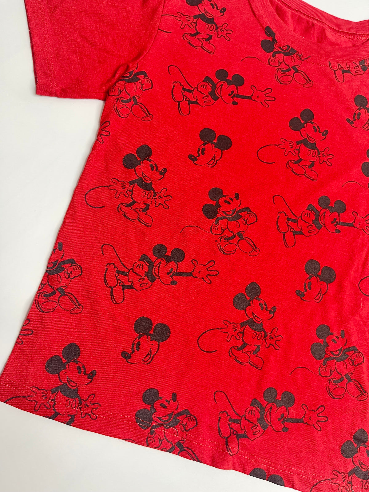 DISNEY - Mickey Mouse Red All-Over Print Tee