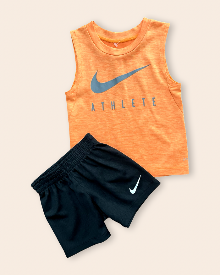 Nike Athlete tank & shorts set