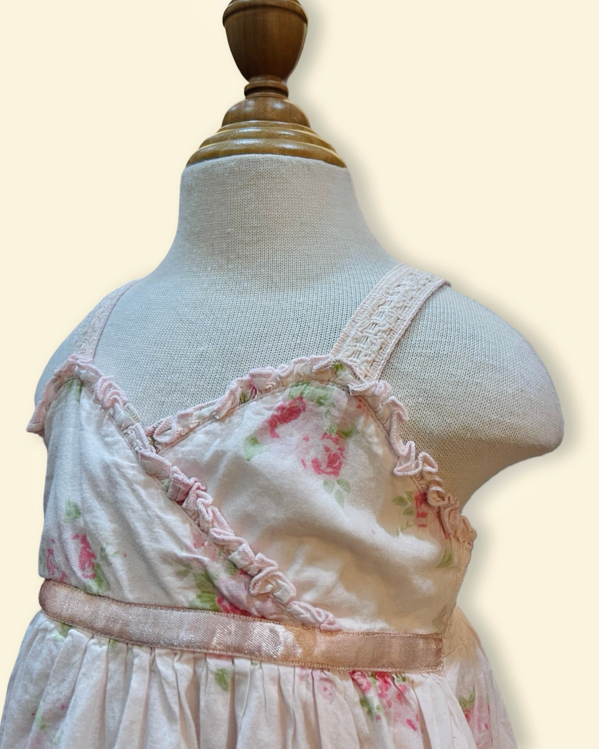 Baby Liliput - Vintage Floral Ruffle Strap Tiered Sundress