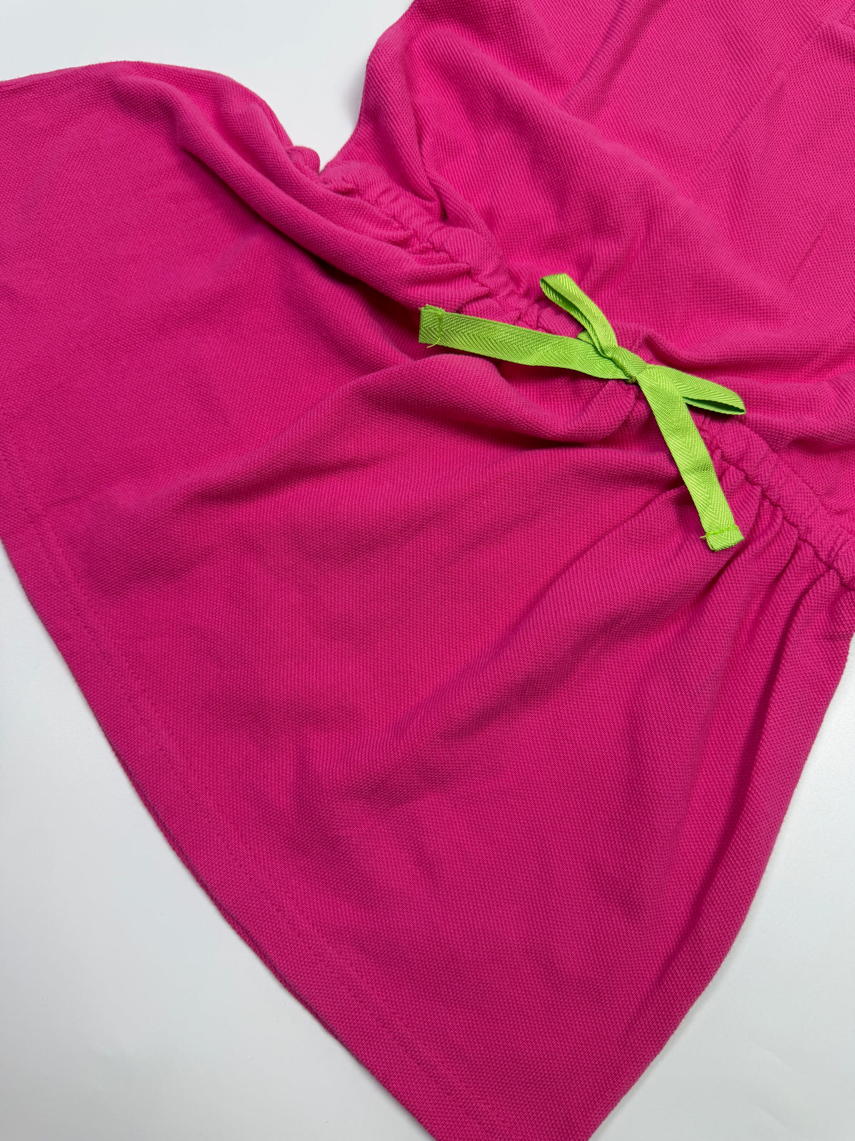 Ralph Lauren Hot Pink Polo Dress with Lime Green Pony