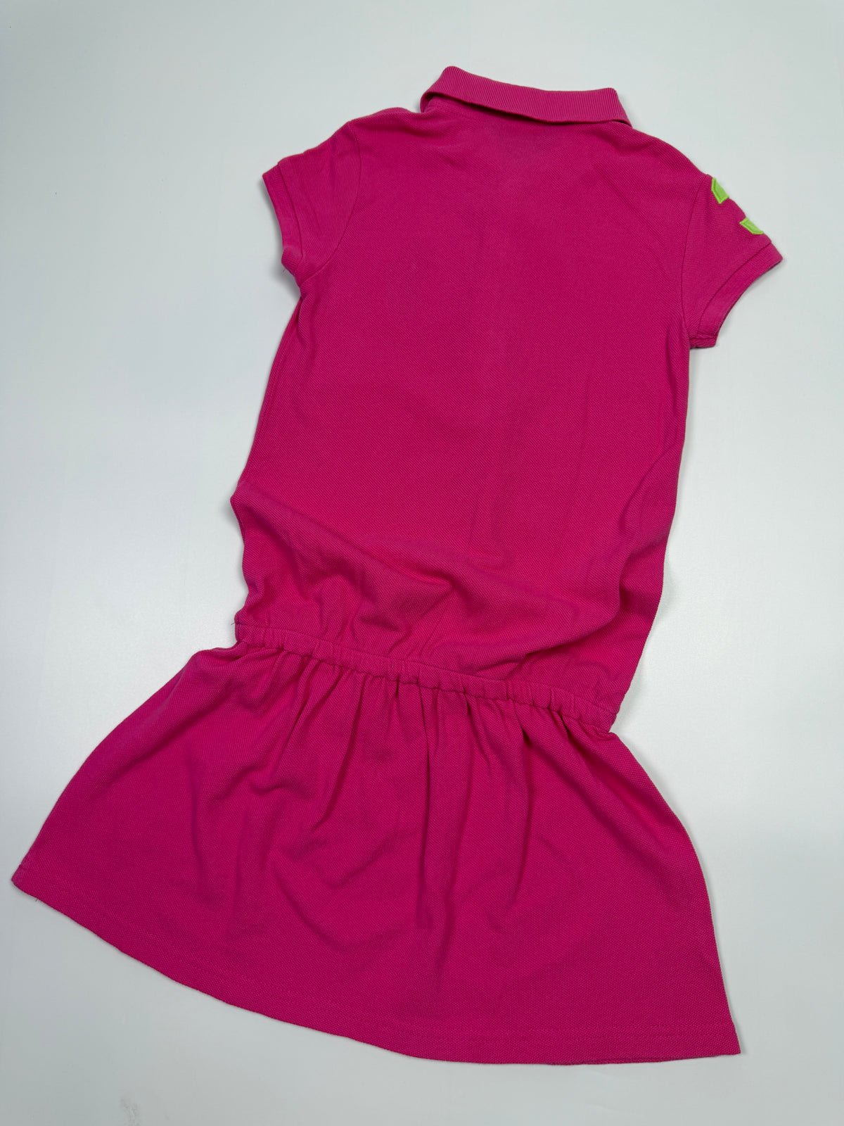 Ralph Lauren Hot Pink Polo Dress with Lime Green Pony
