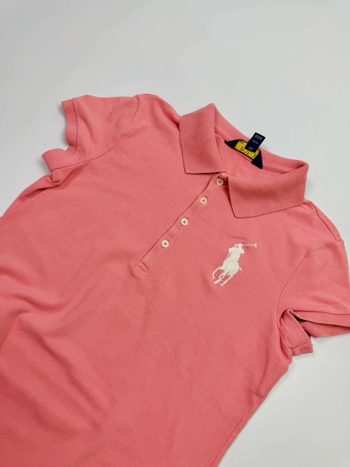 Ralph Lauren Pink Polo Dress with Flared Skirt