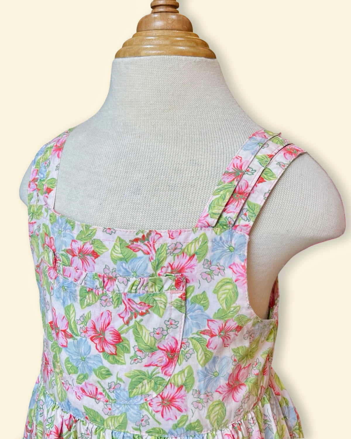 Vintage Old Navy Pastel Floral Smocked Sundress