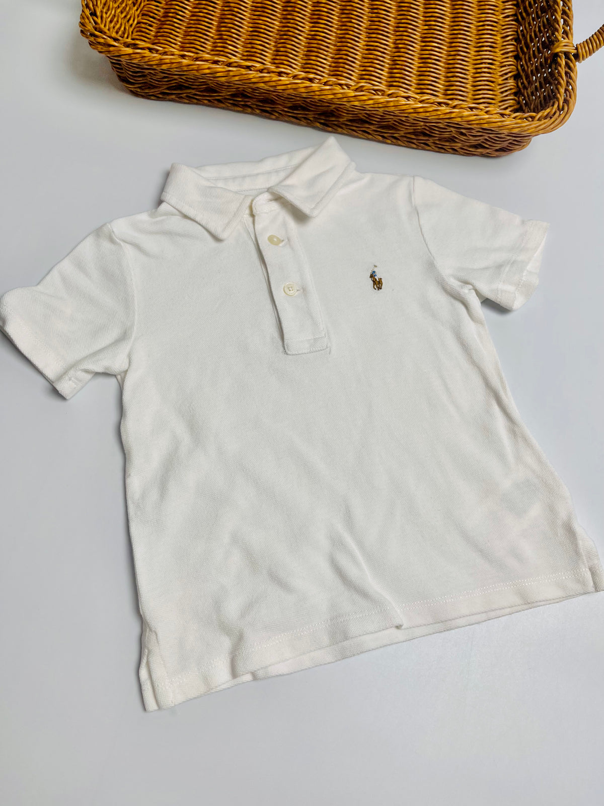 Polo Ralph Lauren Classic White Polo Shirt | Baby/Kids
