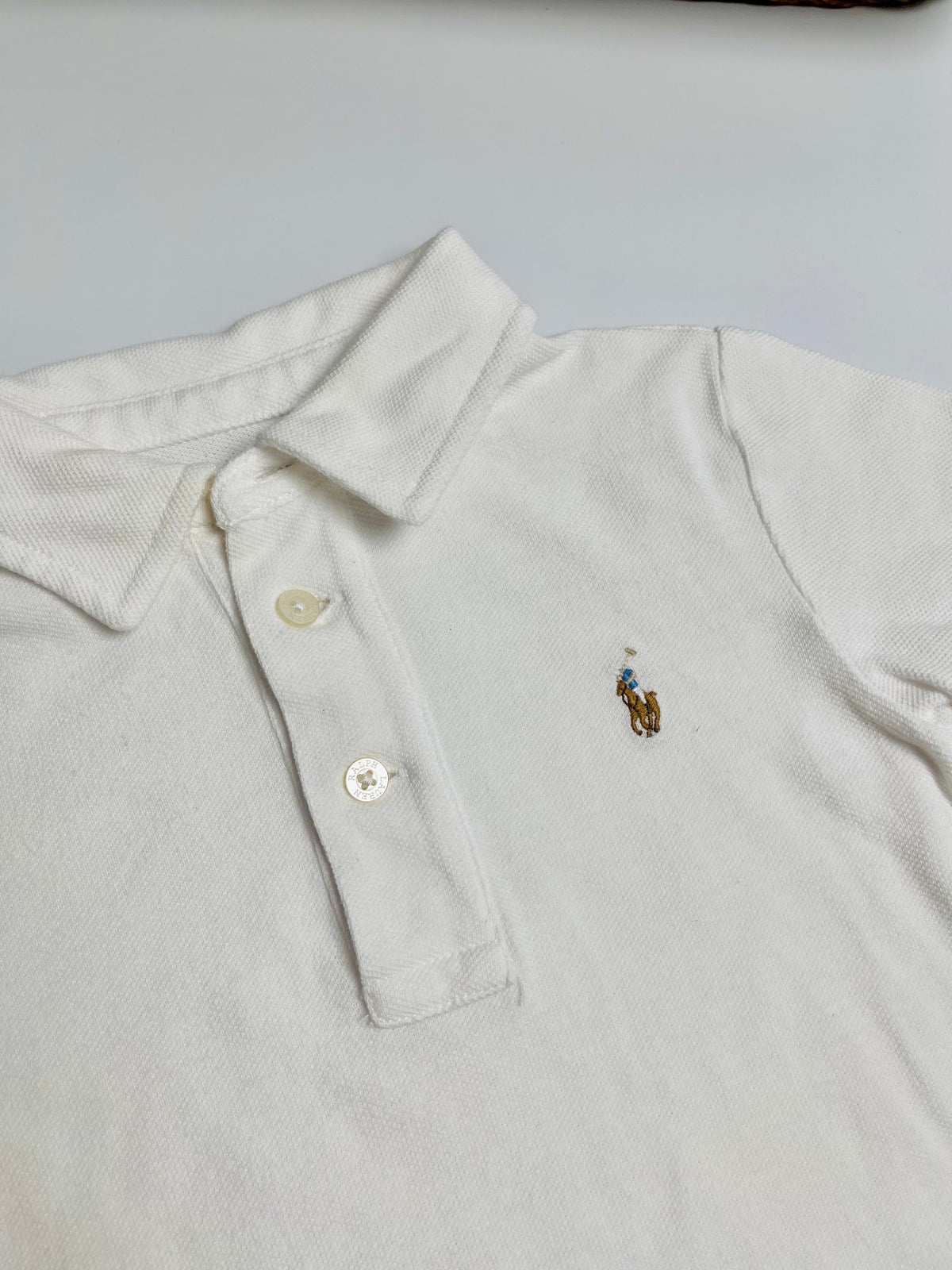 Polo Ralph Lauren Classic White Polo Shirt | Baby/Kids