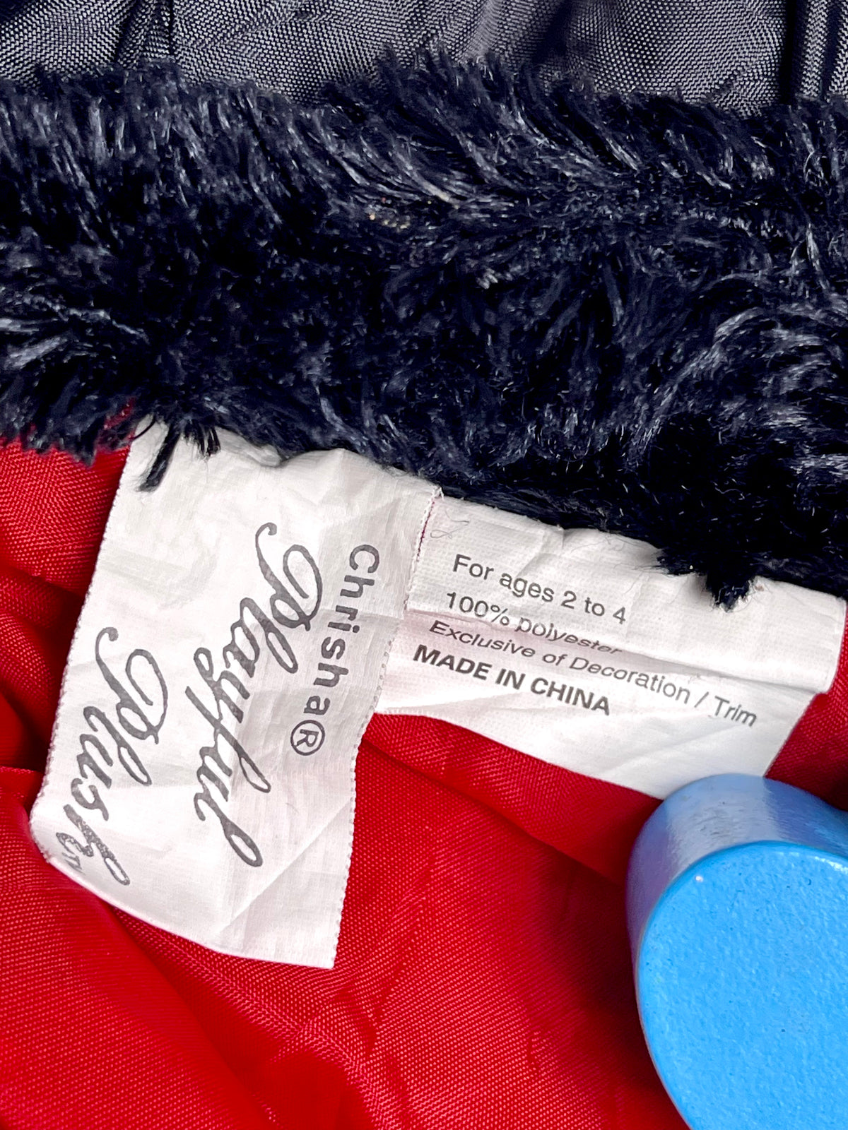 Ladybug Plush Hooded Jacket – Red & Black