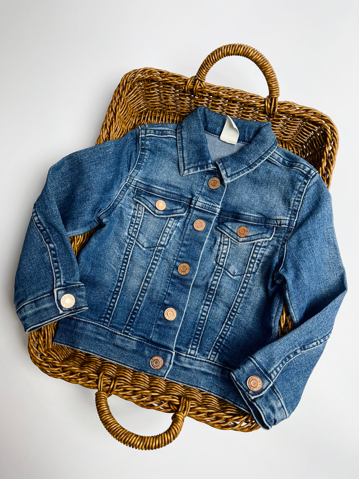 Classic Kids Denim Trucker Jacket | Blue