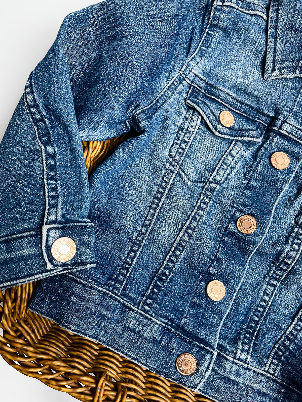 Classic Kids Denim Trucker Jacket | Blue