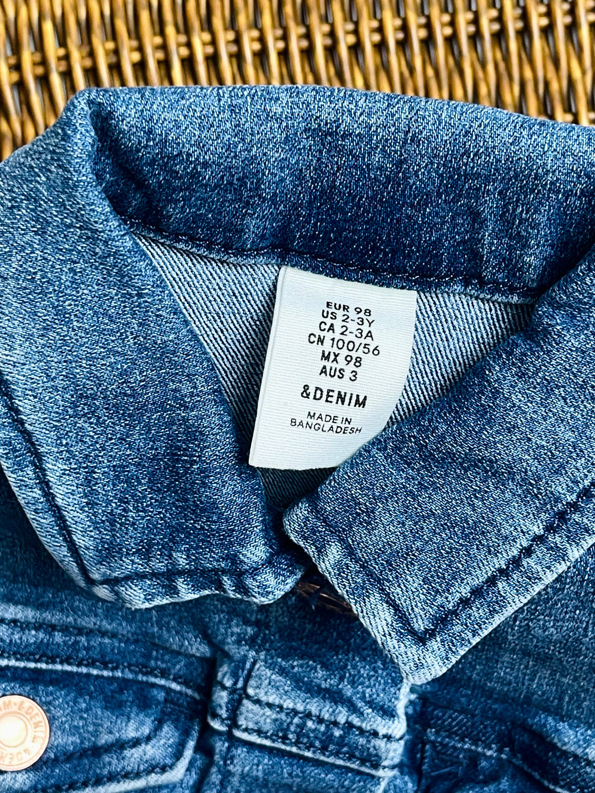 Classic Kids Denim Trucker Jacket | Blue