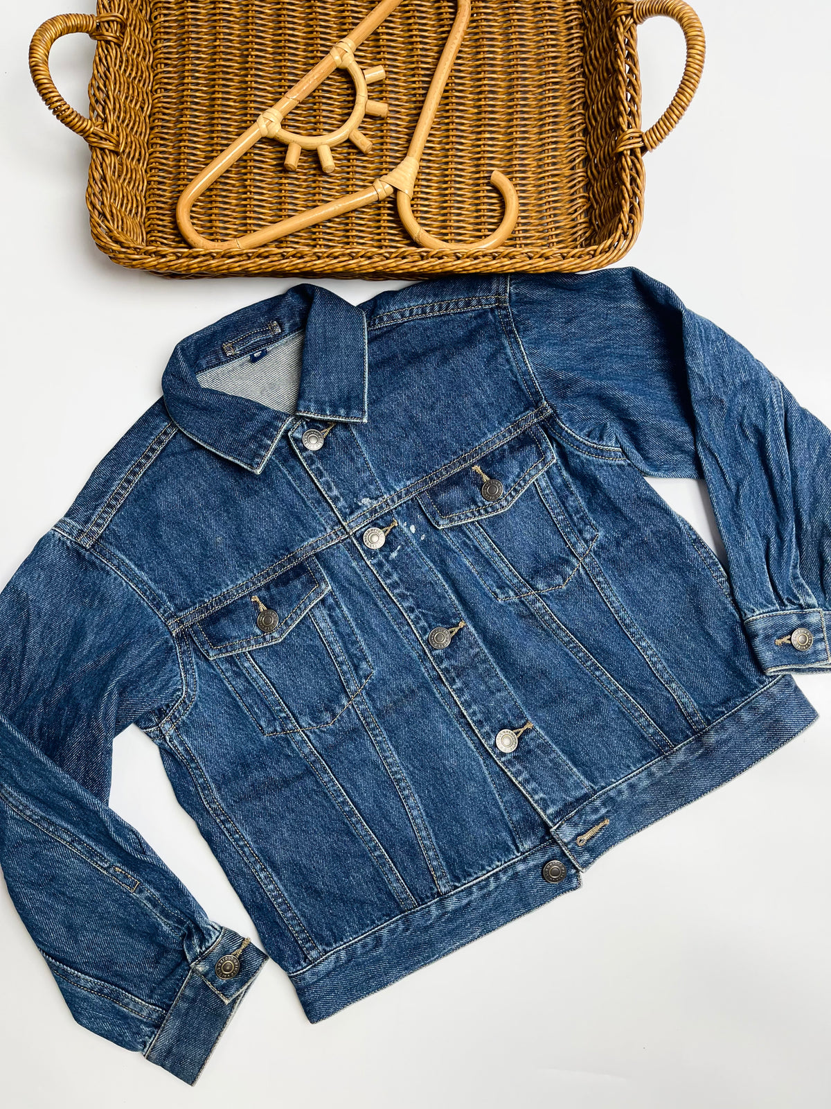 UNIQLO Classic Blue Denim Trucker Jacket | Kids