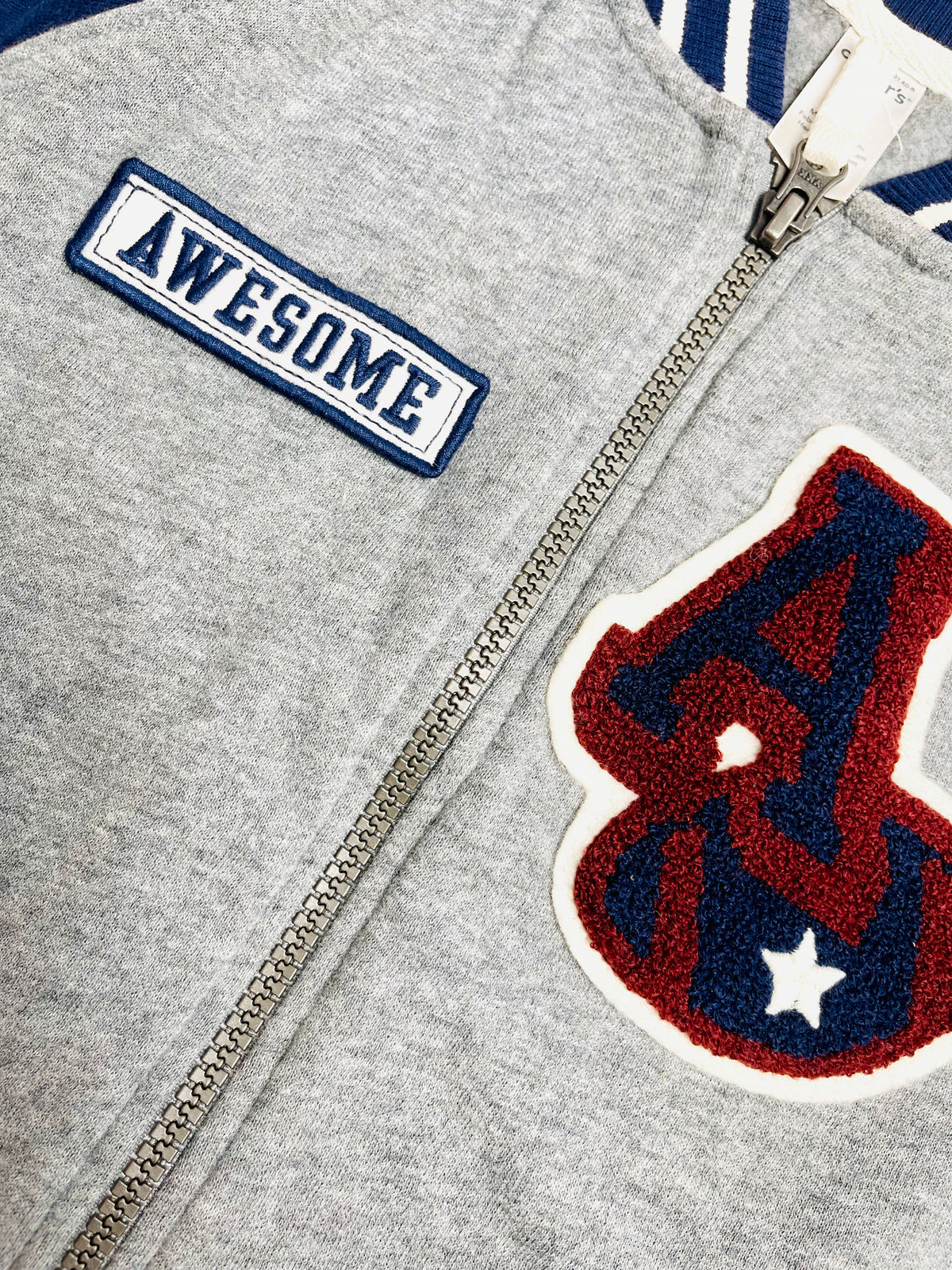 Carter’s Kids Blue & Gray Varsity Jacket