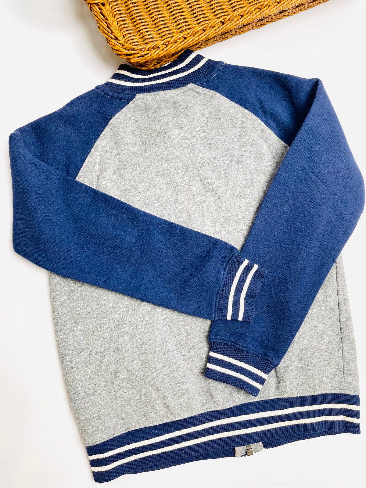 Carter’s Kids Blue & Gray Varsity Jacket